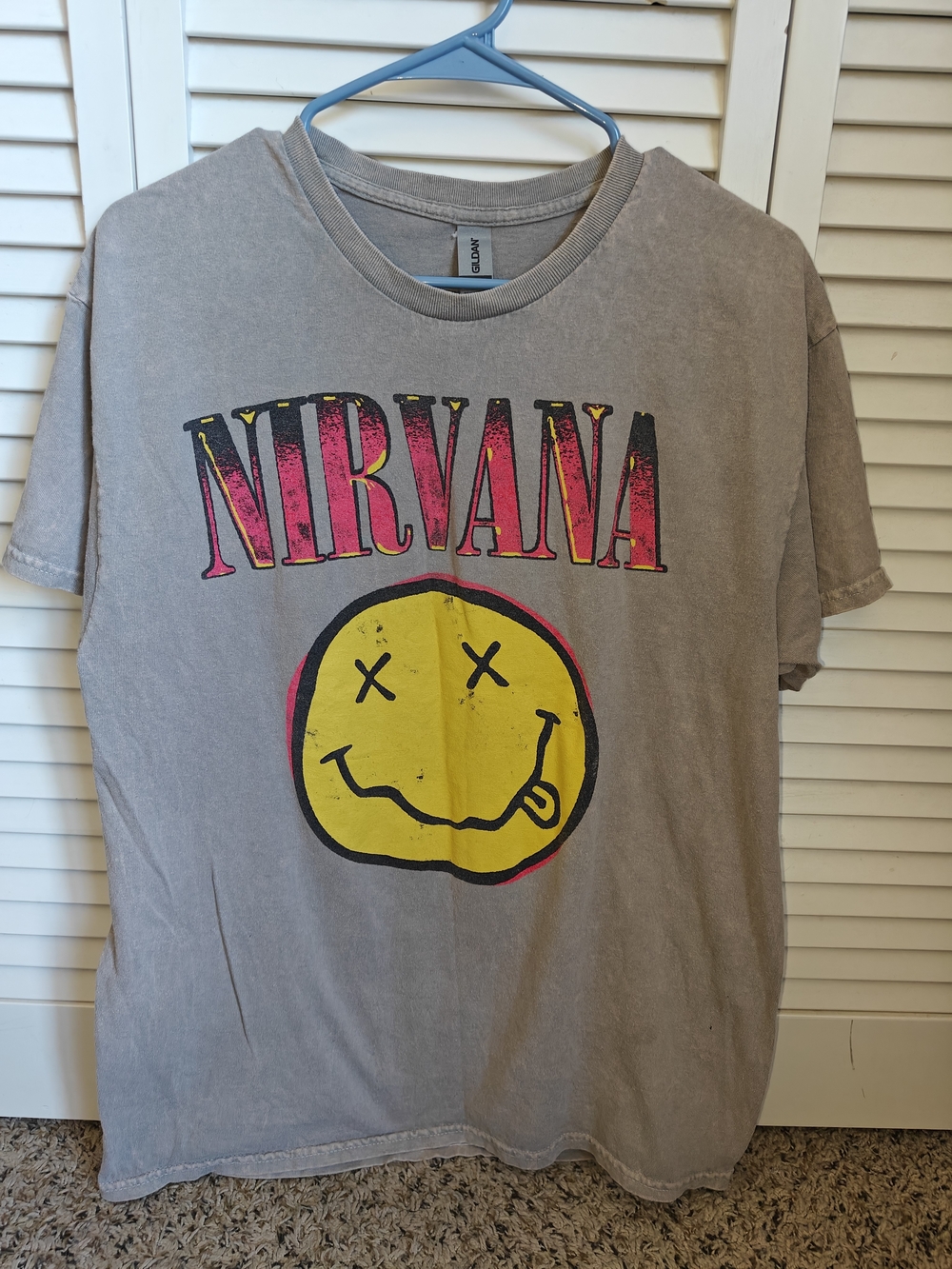 Nirvana Graphic T-shirt Unisex Size L